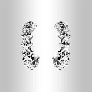 Chrome Hearts ★ Star Hoop Earrings